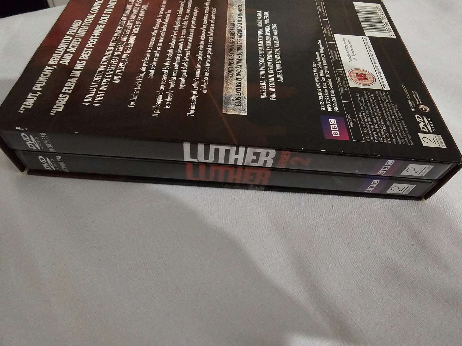 Luther: Series 1 and 2 DVD (2011) Idris Elba cert 15 4 discs Dvd Box Set Retro Exchange Australia