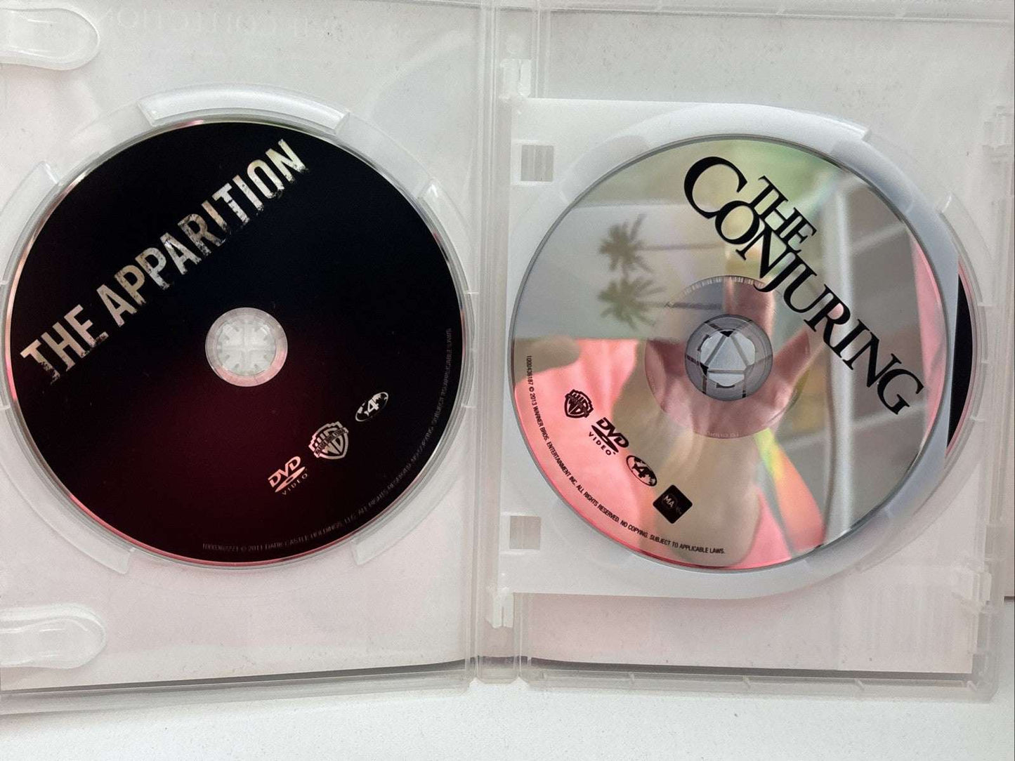 The Apparition / the Conjuring / the Rite (Box Set, DVD, 2014) Horror Region 4 Retro Exchange Australia