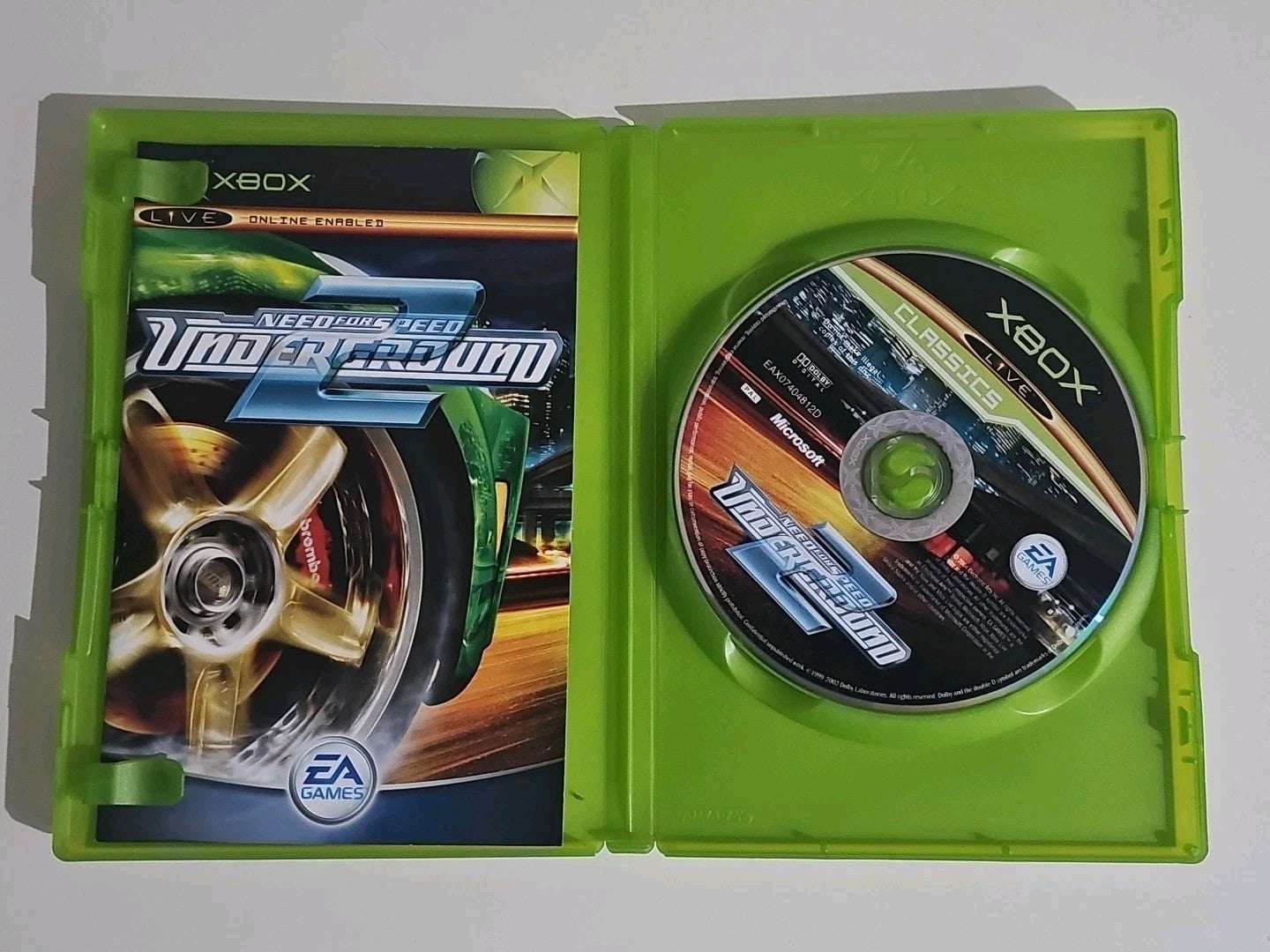 Microsoft Xbox Game - Need for Speed Underground 2 - Classics Edition - PAL Original Xbox Retro Exchange Australia