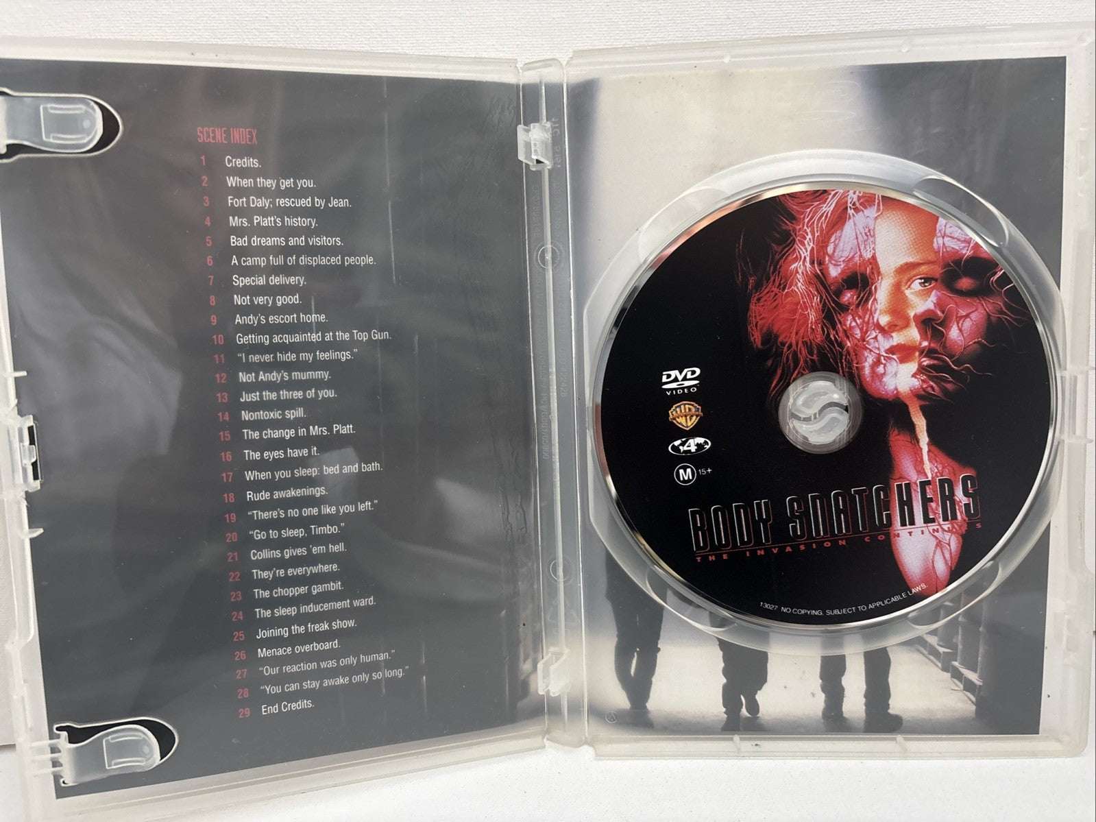 Body Snatchers-The Invasion Continues (DVD, 1992) Horror Region 4 Retro Exchange Australia