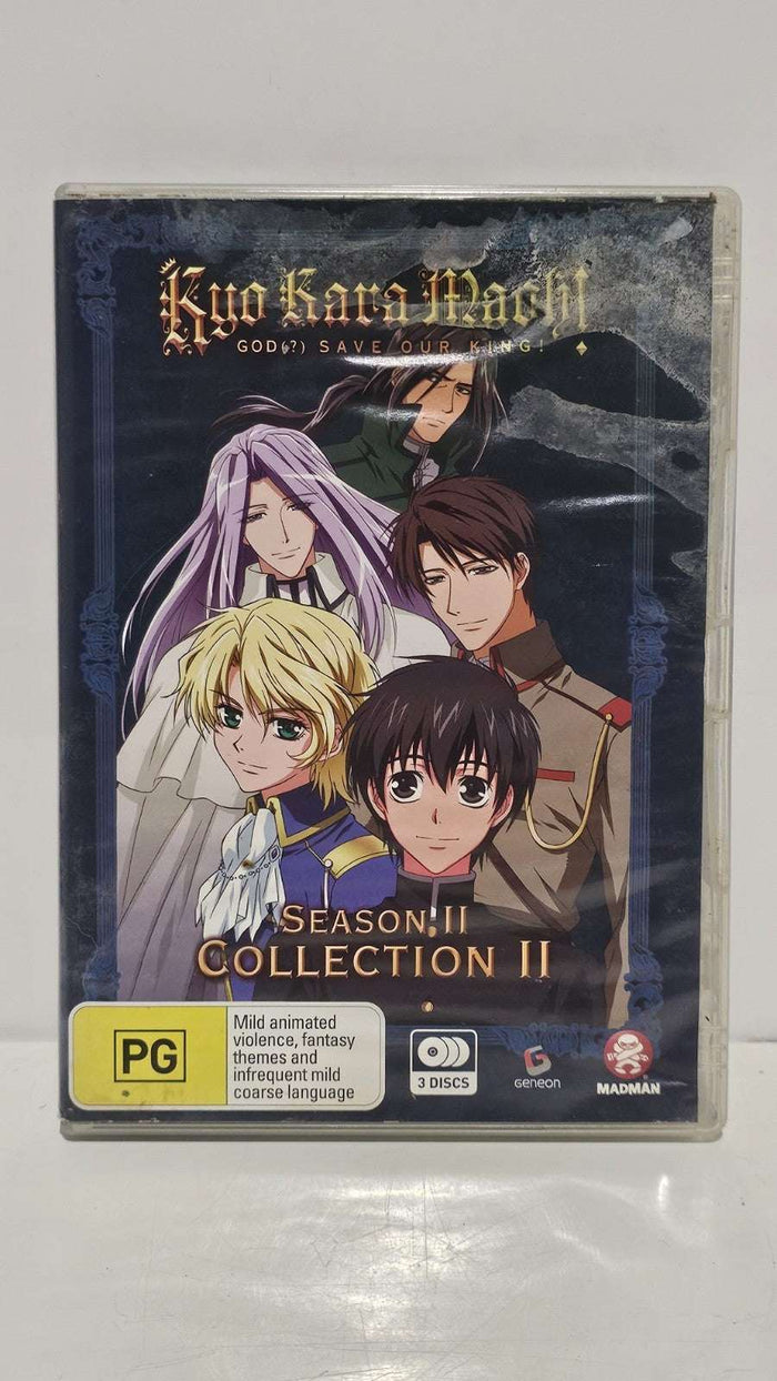 Kyo Kara Maoh Season 2 Collection II DVD (3 Disc) Anime Episodes 59–78 R4 Dvd Box Set Retro Exchange Australia