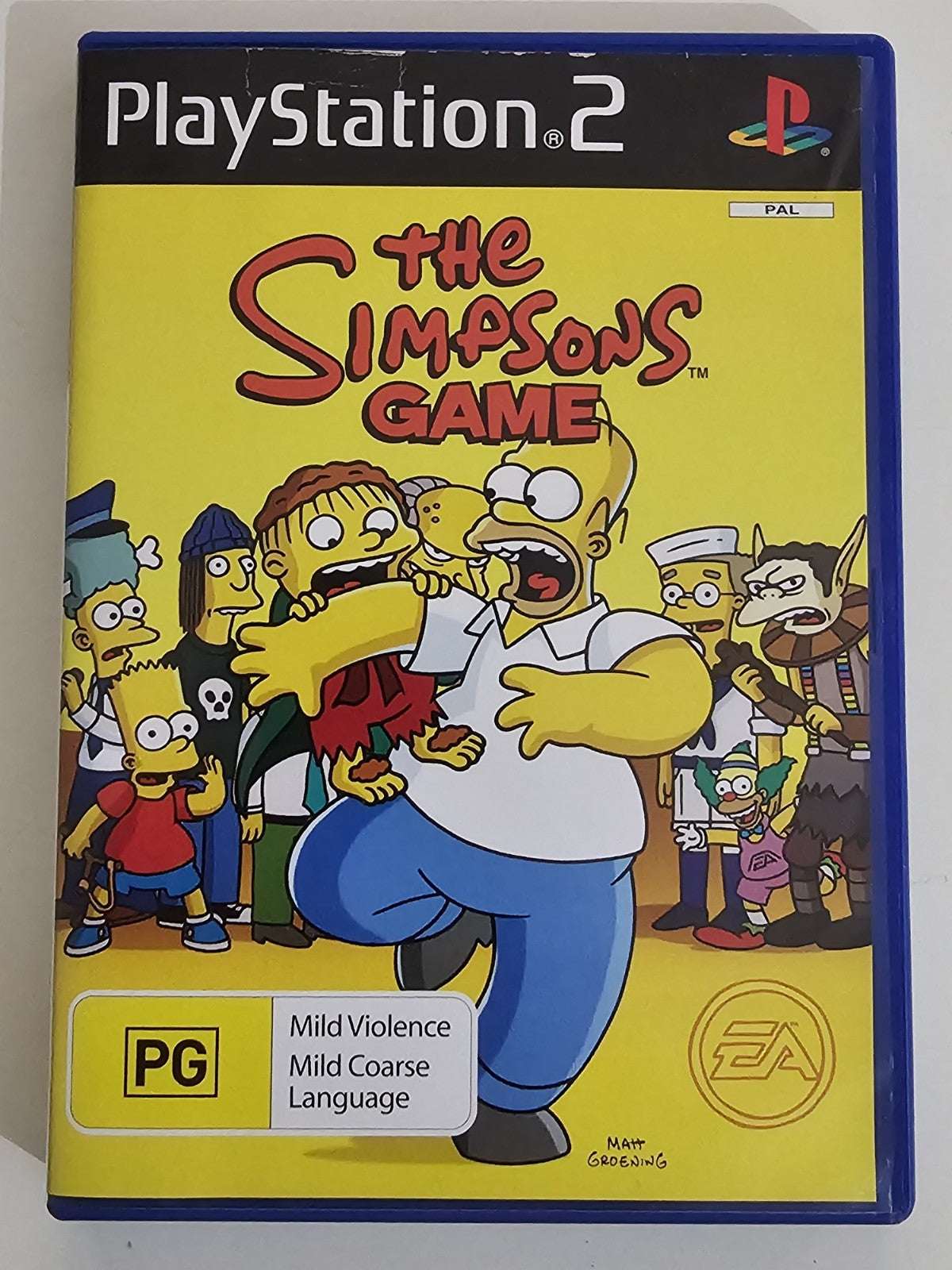 Sony PlayStation 2 Game - The Simpsons Game - PAL - With Manual PlayStation 2 PS2 Retro Exchange Australia