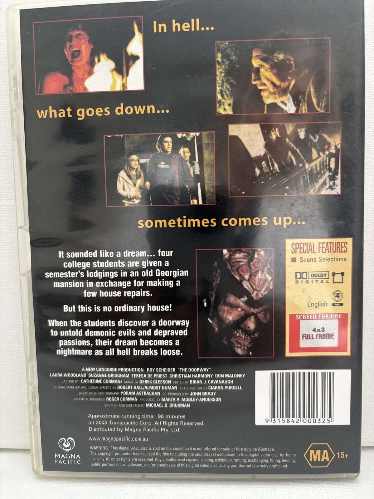 Doorway, the (DVD, 2000) Horror Region 4 Retro Exchange Australia