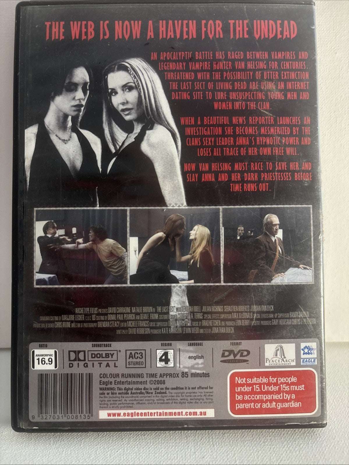 Last Sect, the (DVD, 2008) Horror Region 4 Retro Exchange Australia