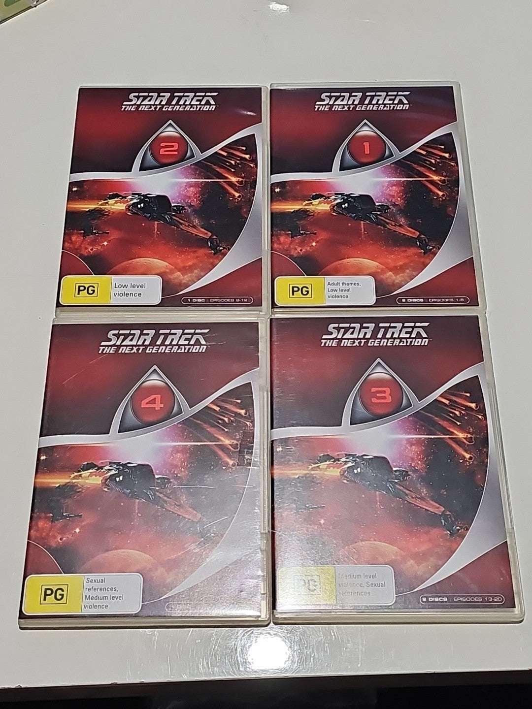 Star Trek Next Generation Season 2 DVD Series Two 6-Disc Dvd Box Set Retro Exchange Australia