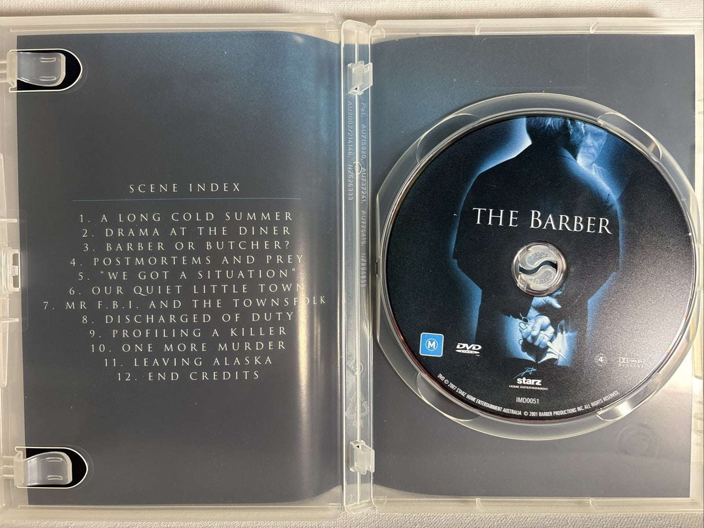 The Barber (DVD, 2002) Horror Region 4 Retro Exchange Australia