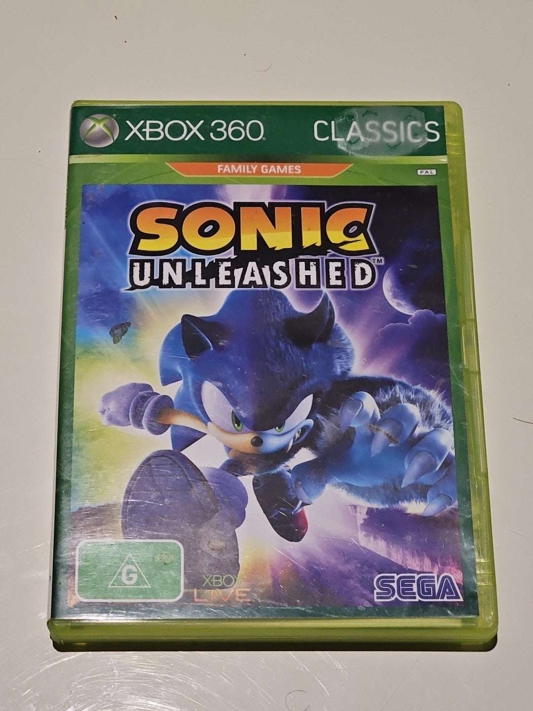 SONIC UNLEASHED - INC MANUAL - XBOX 360 - GC Game Retro Exchange Australia