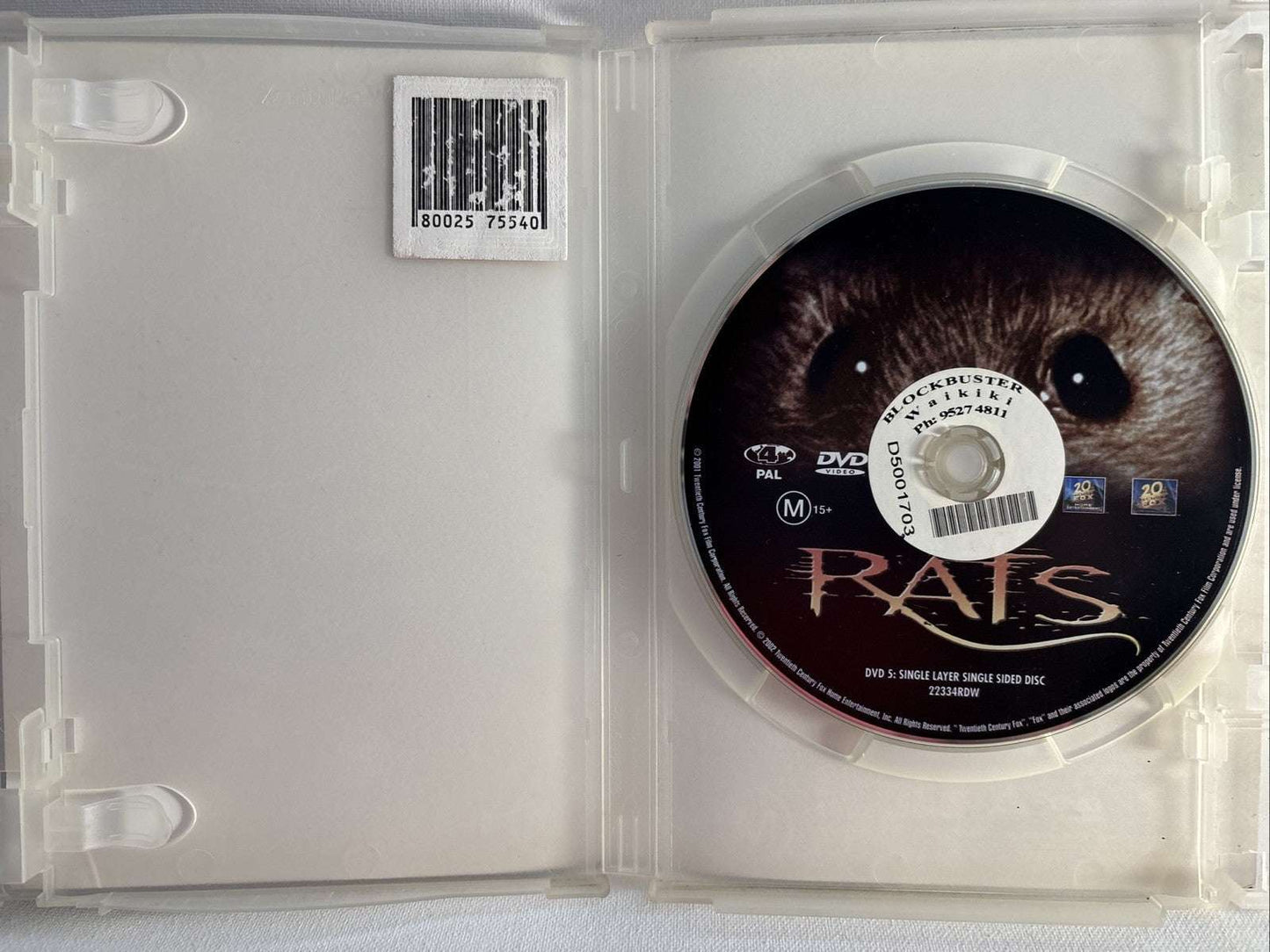 The Rats DVD Horror Vince Spano And Madchen Amick Retro Exchange Australia
