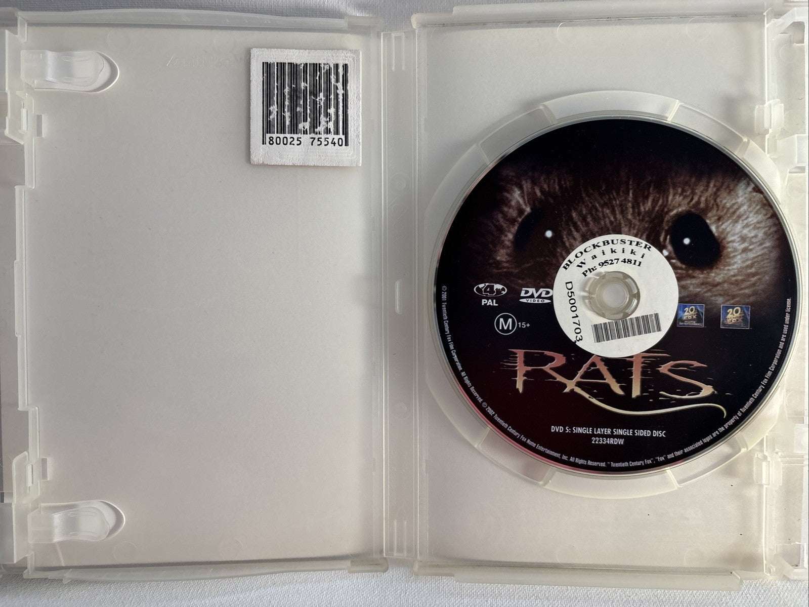 The Rats DVD Horror Vince Spano And Madchen Amick Retro Exchange Australia