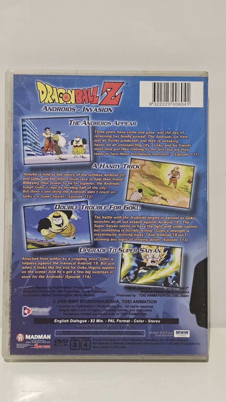 Dragon Ball Z: Vol 3: Part 4 (DVD, 1997) Retro Exchange Australia