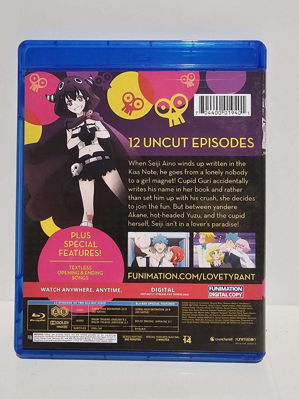 Love Tyrant The Complete Series Funimation OOP HTF (Blu-ray) RARE Anime Dvd Box Set Retro Exchange Australia