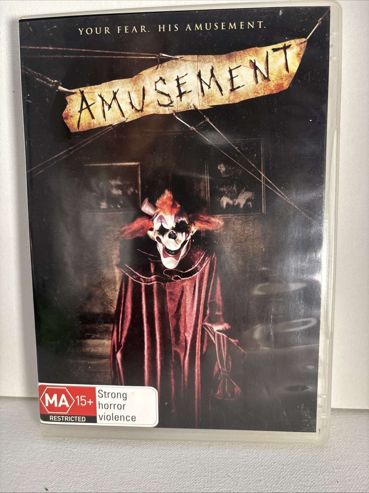 Amusement (DVD) Horror, Very Good Condition Region 4 Retro Exchange Australia