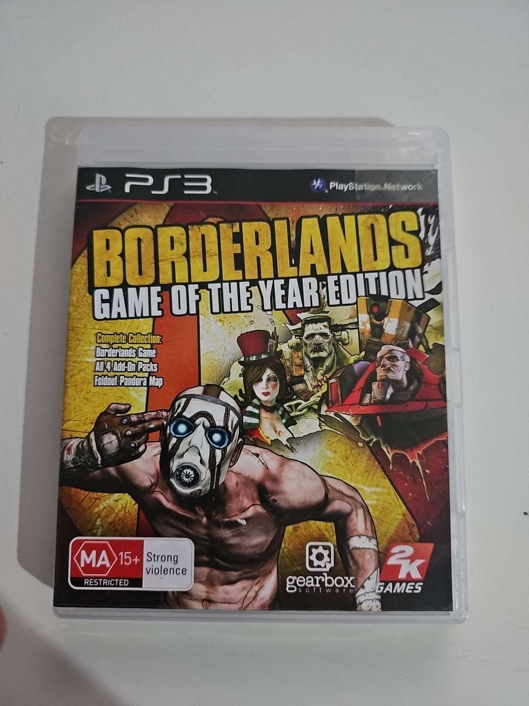 Borderlands Game Of The Year Edition - Sony - PS3 Game With Manual And Map GC PlayStation 3 PS3 Retro Exchange Australia