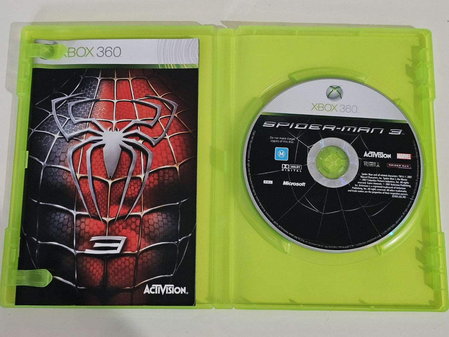 Spider-Man 3 - XBOX 360 Very Good condition Australian Dispatch Game Retro Exchange Australia