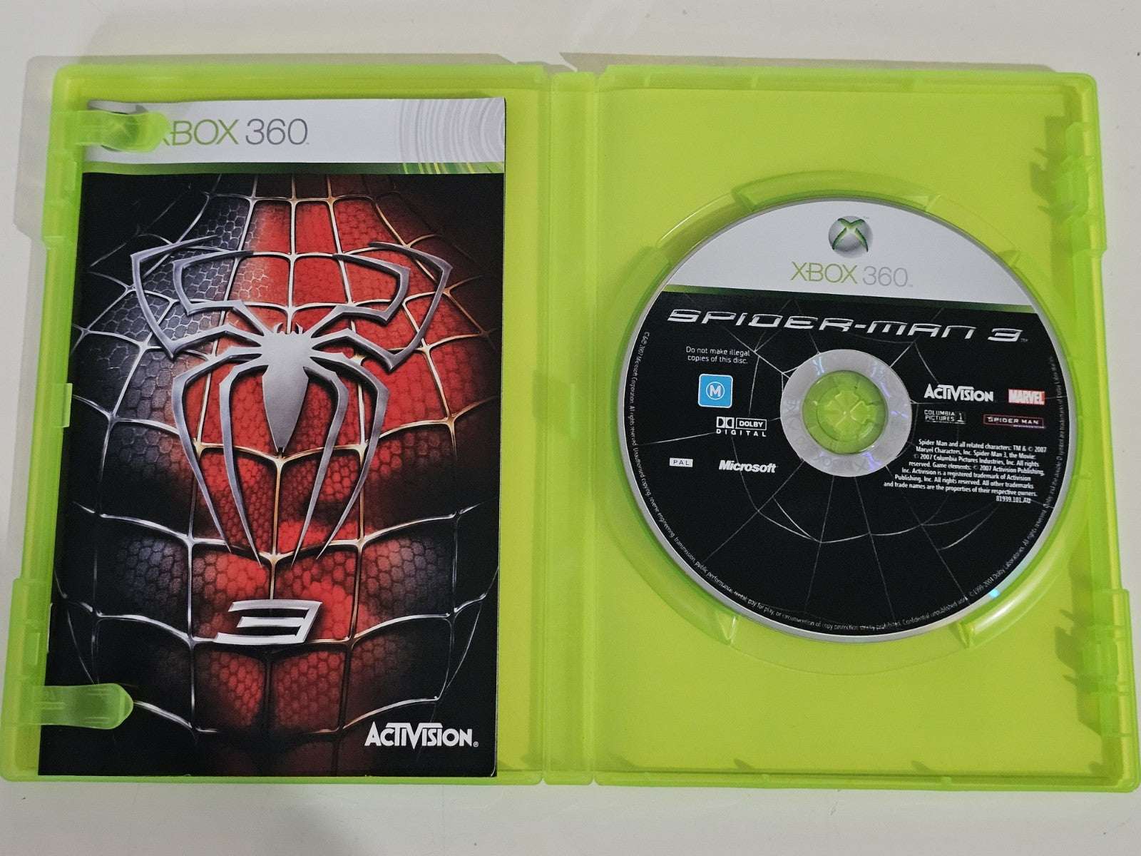 Spider-Man 3 - XBOX 360 Very Good condition Australian Dispatch Game Retro Exchange Australia