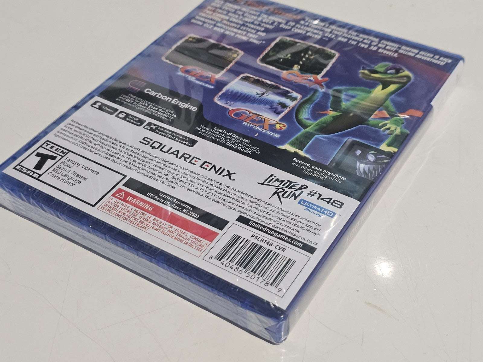 Gex Trilogy PS5 Limited Run LRG BRAND NEW SEALED - Region Free PlayStation 5 PS5 Game Retro Exchange Australia