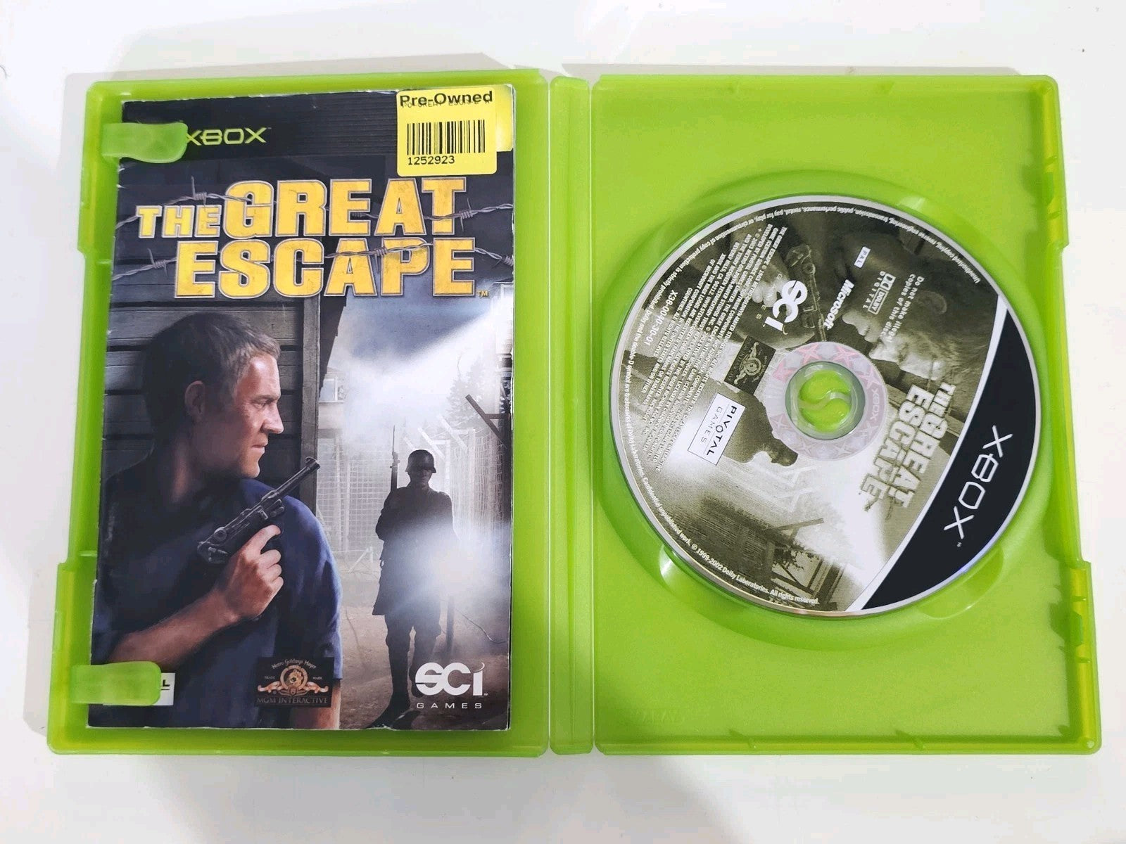The Great Escape XBOX Game (w/ Manual - Tested) Original Xbox Retro Exchange Australia
