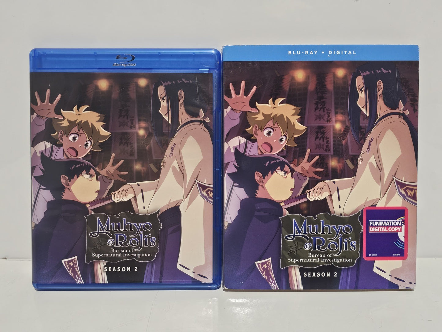 Muhyo & Roji's Bureau of Supernatural Investigation Season 1 & Season 2 Blu-Ray Dvd Box Set Retro Exchange Australia