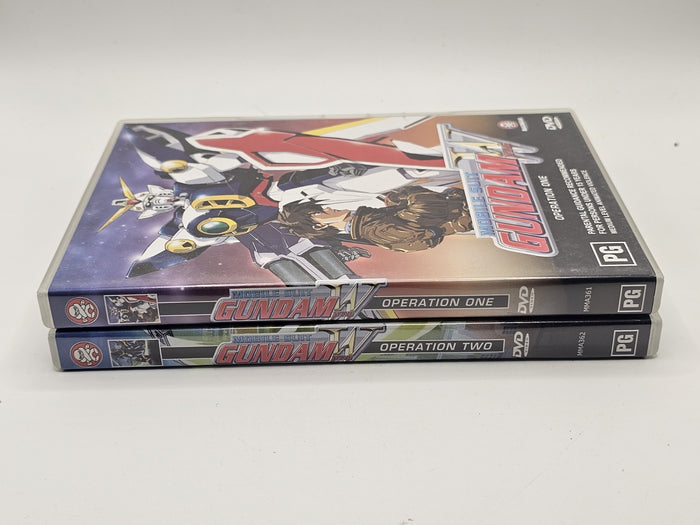 Mobile Suit Gundam Wing – Operation One & Operation Two DVD Bundle Region 4 PAL | Retro Exchange