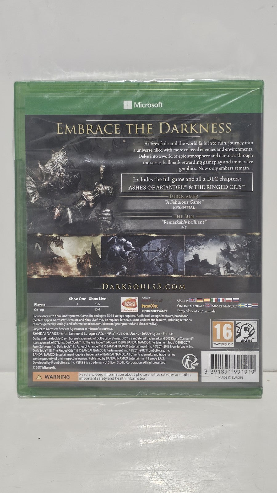 Microsoft Xbox One Game - Dark Souls 3 The Fire Fades Retro Exchange Australia