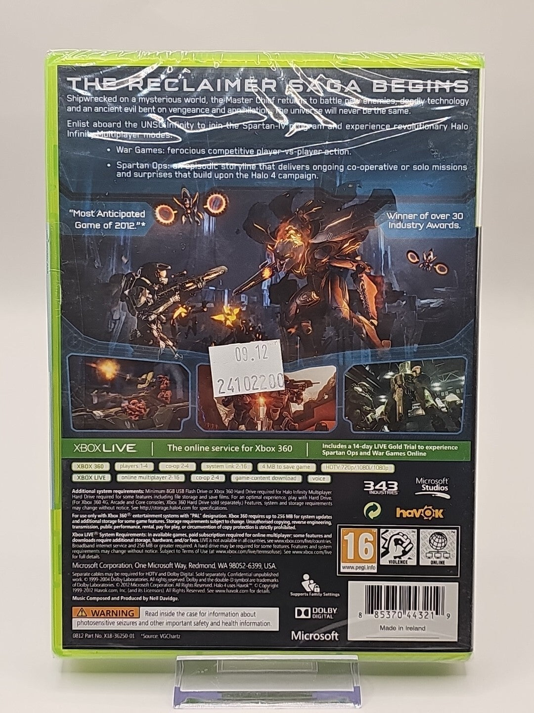 HALO 4 - XBOX 360 GAME - 2012 - BRAND NEW AND FACTORY SEALED Retro Exchange Australia