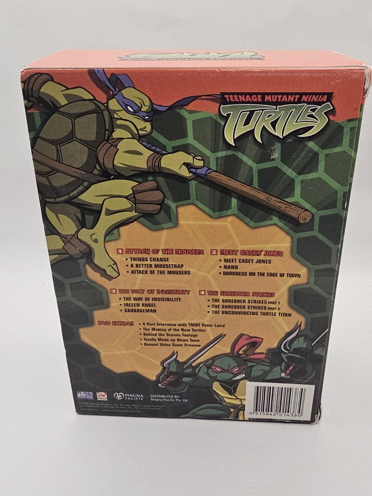 Teenage Mutant Ninja Turtles TMNT | 4 Disc Set | DVD | Region 4 Retro Exchange Australia