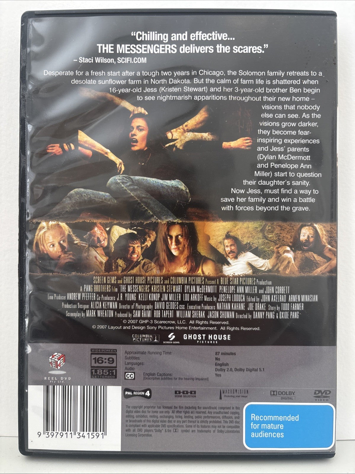 The Messengers - DVD Horror -Kristen Scott Dylan McDermott John Corbett Region4 Retro Exchange Australia