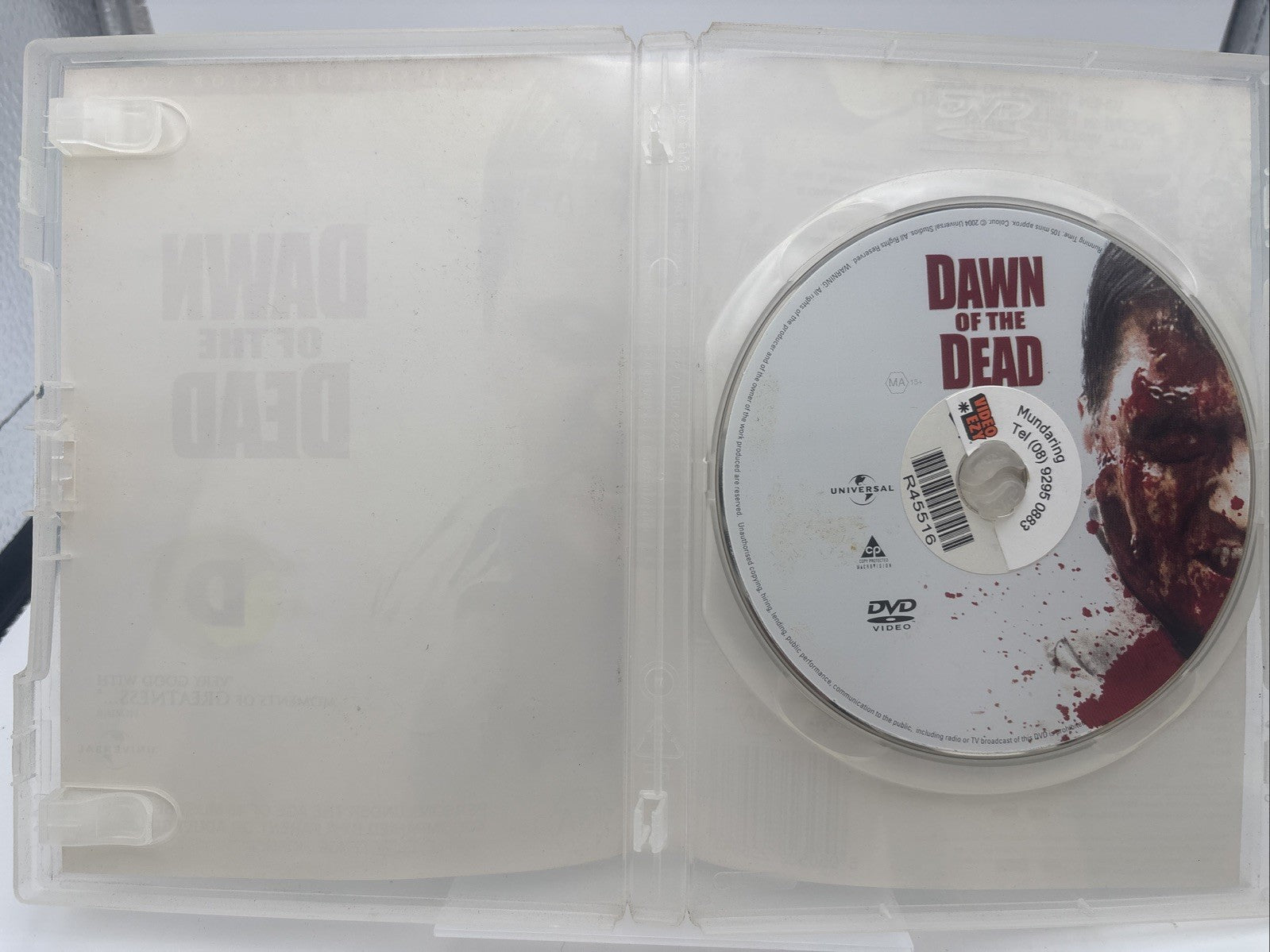 Dawn of the Dead (DVD, 2004) Horror Region 2 & 4 Ex Rental DVD RetroExchange Australia
