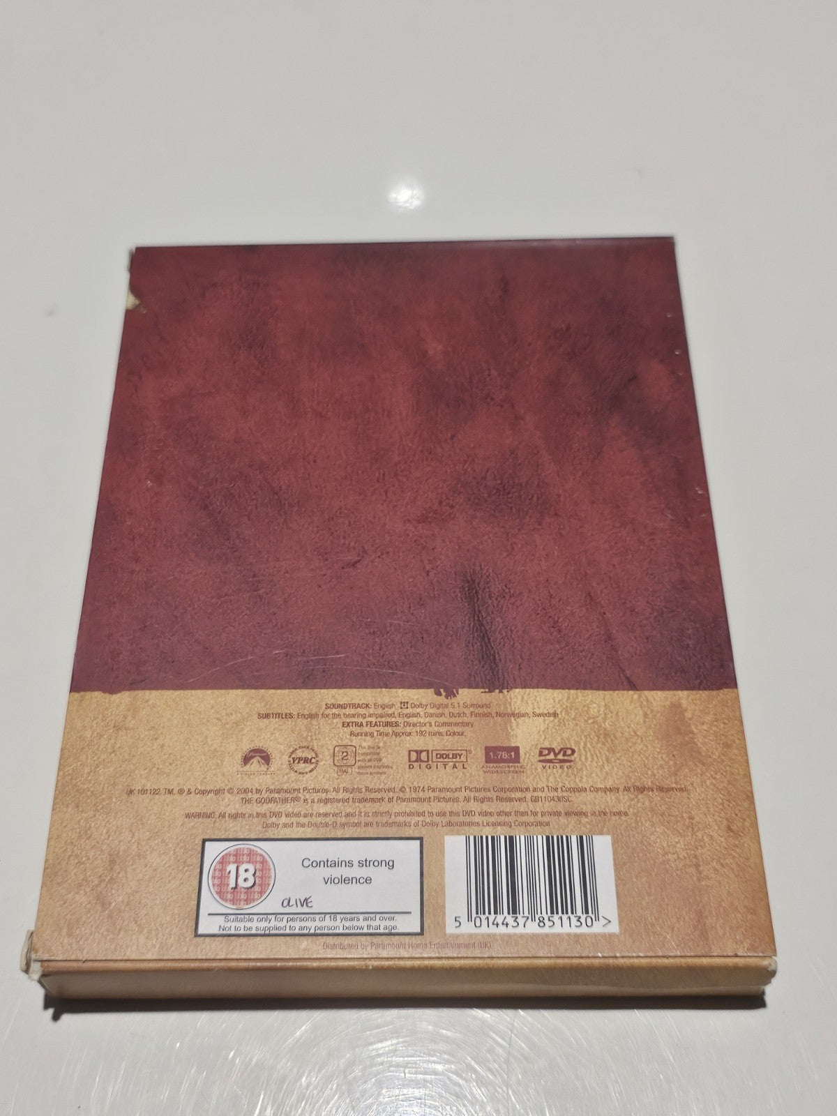 The Godfather Part 2 (DVD, 2004) Retro Exchange Australia