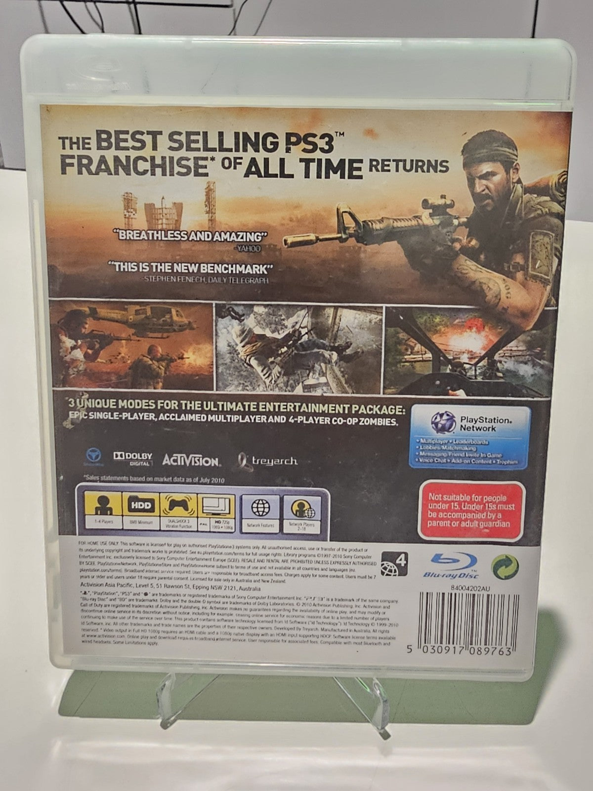 Call of Duty Black Ops - Sony Playstation 3 PS3 Complete With Manual Game Retro Exchange Australia