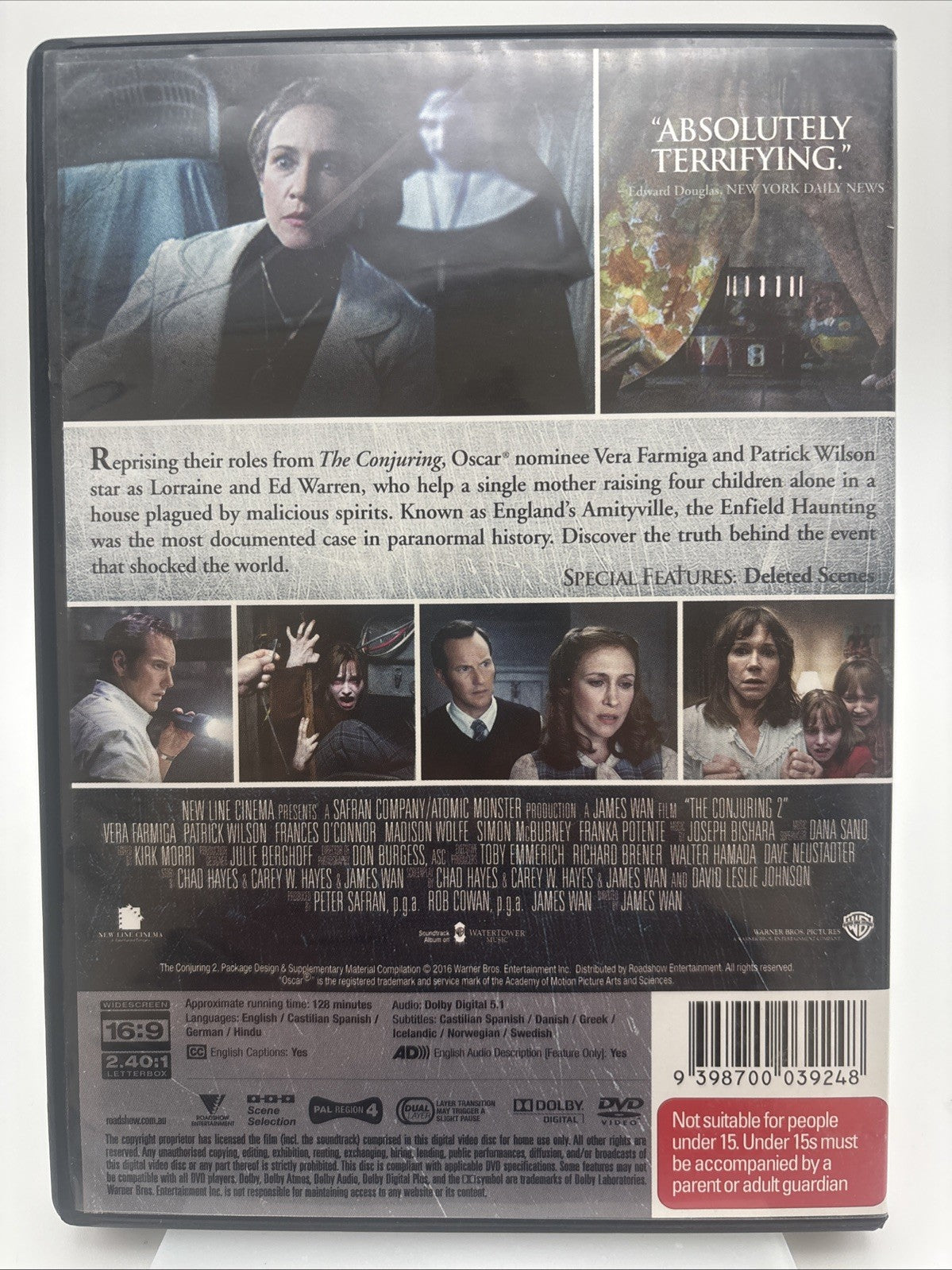 The Conjuring 2 (DVD, 2016) Horror Region 4 DVD RetroExchange Australia