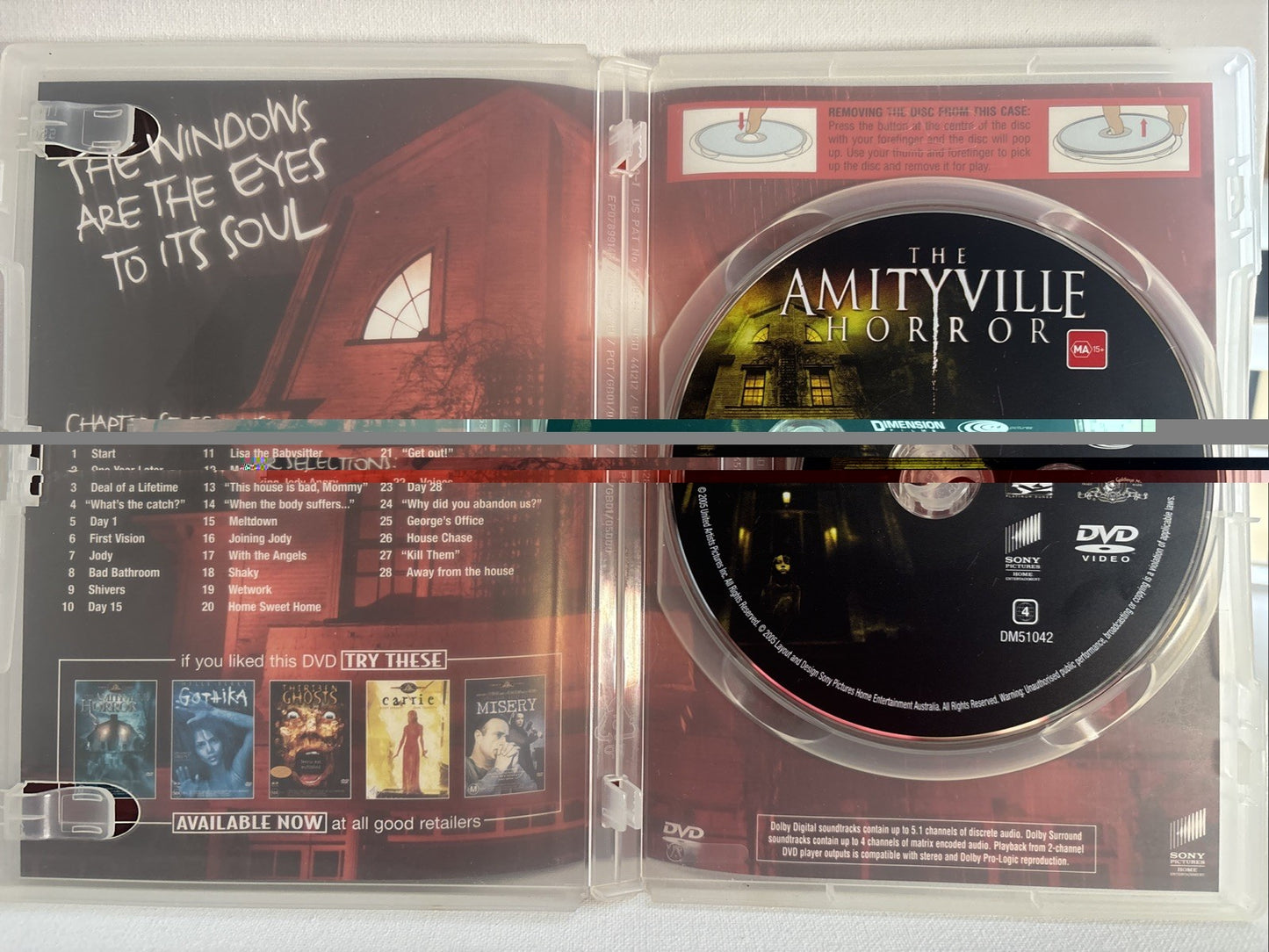 Amityville Horror, the (DVD, 2005) Region 4 Retro Exchange Australia