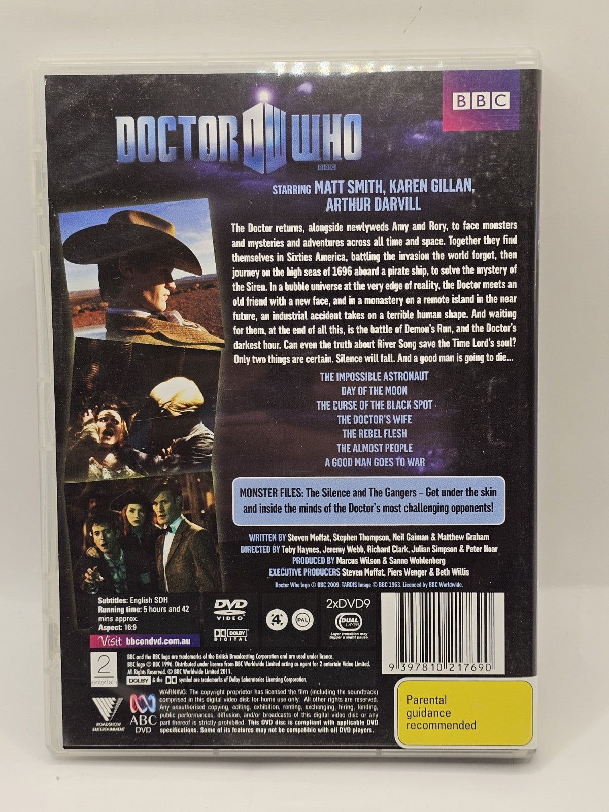 Doctor Who: Season 6 - Part 1 Eps 1-7 (DVD, 2010) Sci-Fi Drama TV Series Film Dvd Box Set Retro Exchange Australia