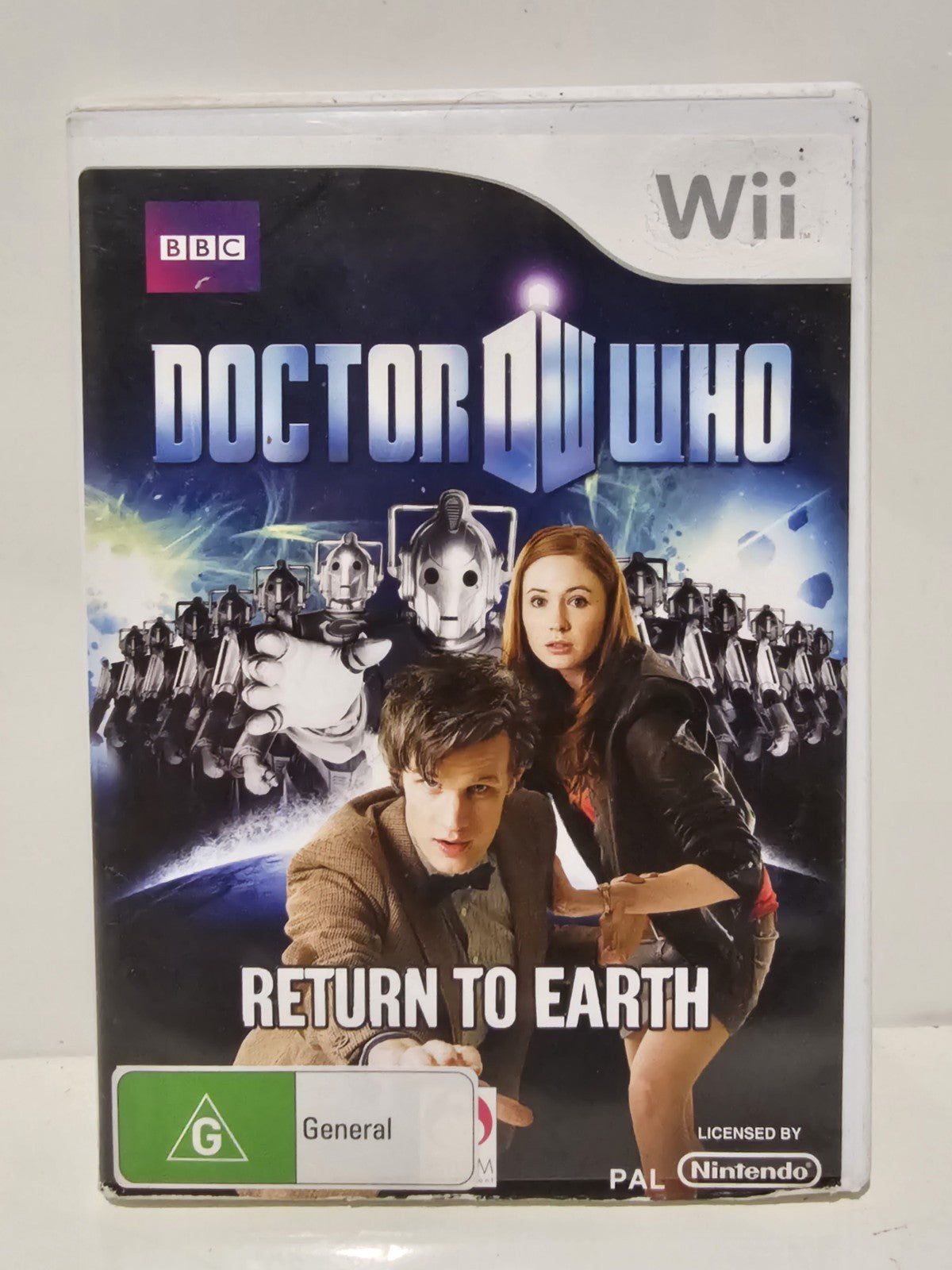 Nintendo Wii Game - Doctor Who Return To Earth - With Manual Retro Exchange Australia