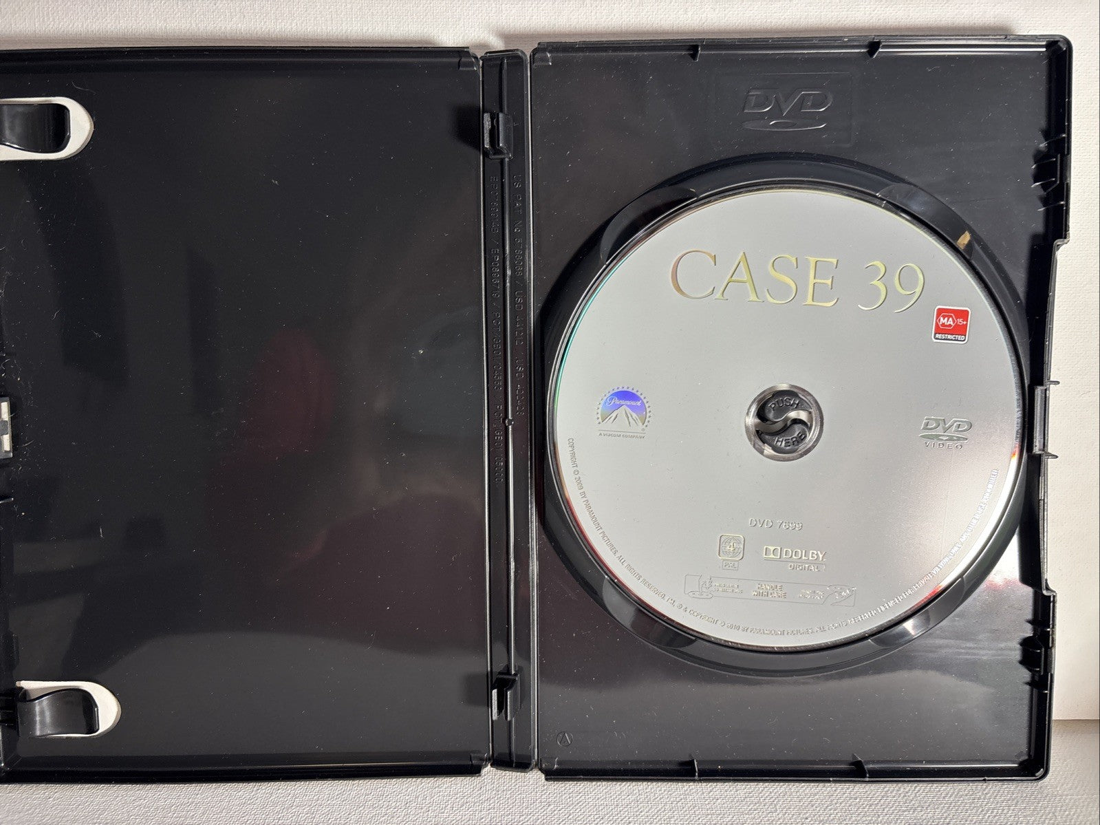 Case 39 (DVD, 2009) Horror Region 4 Retro Exchange Australia