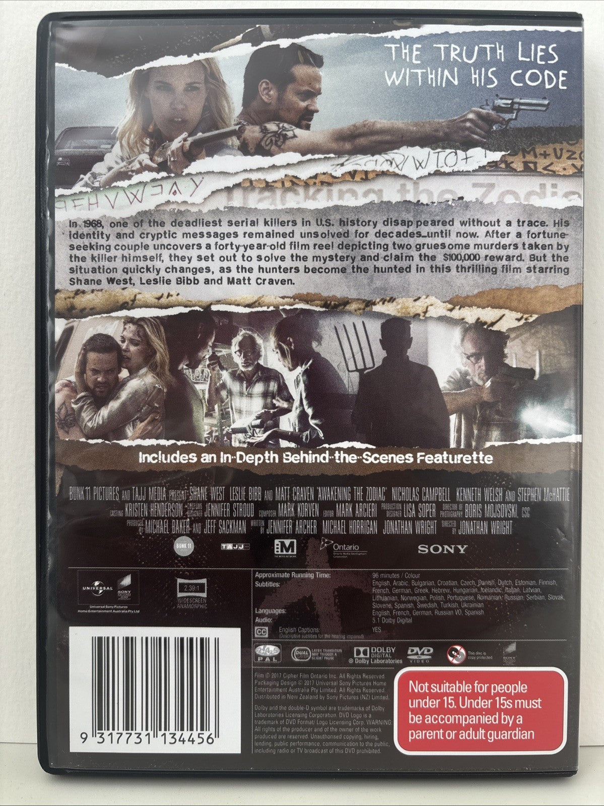 Awakening the Zodiac DVD Horror Region4 Retro Exchange Australia