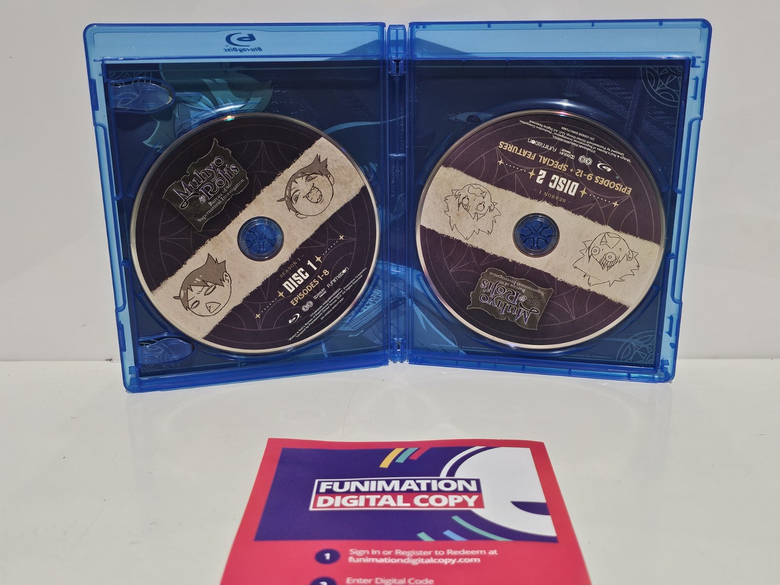 Muhyo & Roji's Bureau of Supernatural Investigation Season 1 & Season 2 Blu-Ray Dvd Box Set Retro Exchange Australia