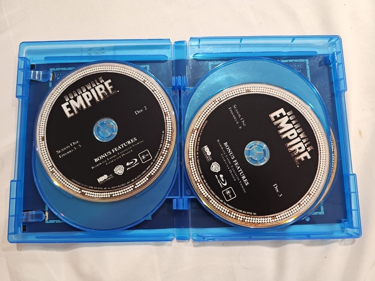 BOARDWALK EMPIRE Season One (Blu-ray, 2012) DRAMA Steve Buscemi Dvd Retro Exchange Australia