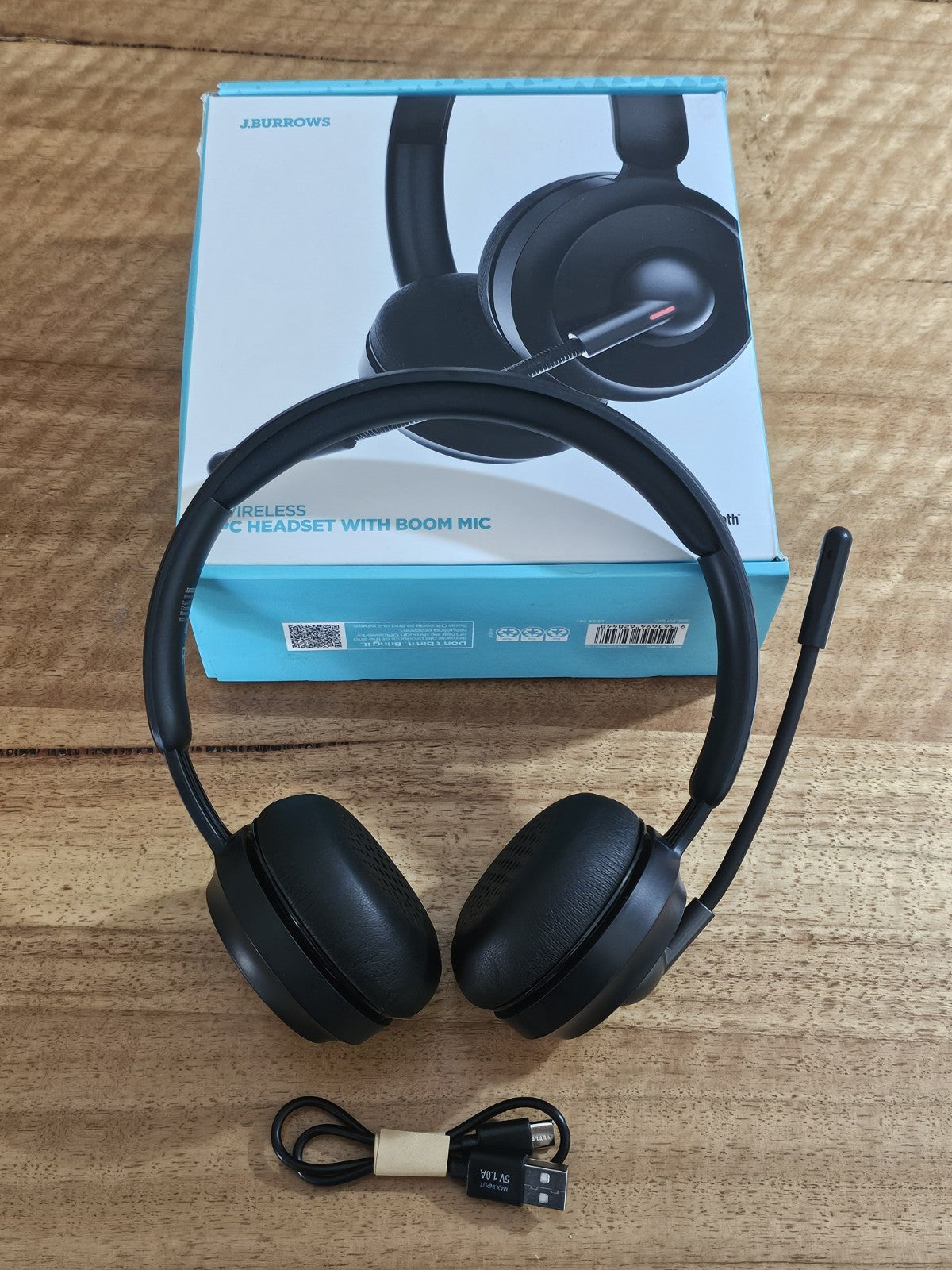 J.Burrows Wireless Headset With Boom Mic Bluetooth Nintendo RetroExchange Australia
