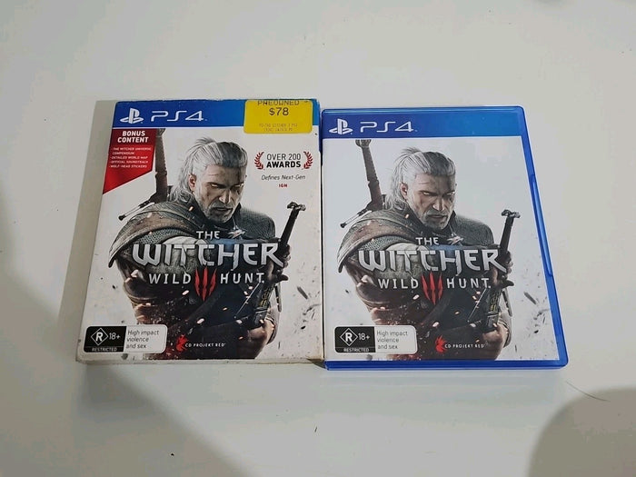 The Witcher III 3 Wild Hunt PS4 Game Playstation 4 - With Slip | Retro Exchange