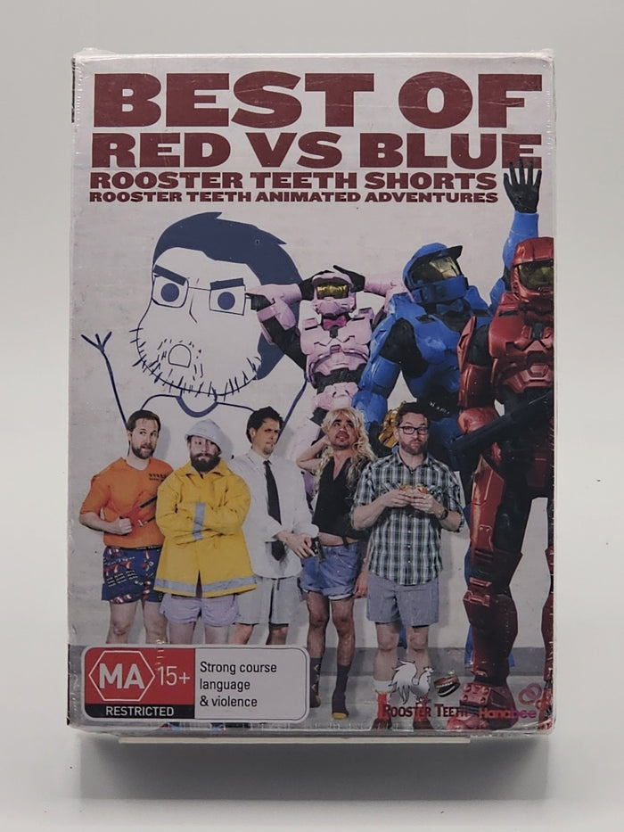 Best Of Red vs Blue Rooster Teeth DVD Box Set Sealed Region 4 R4 Halo | Retro Exchange