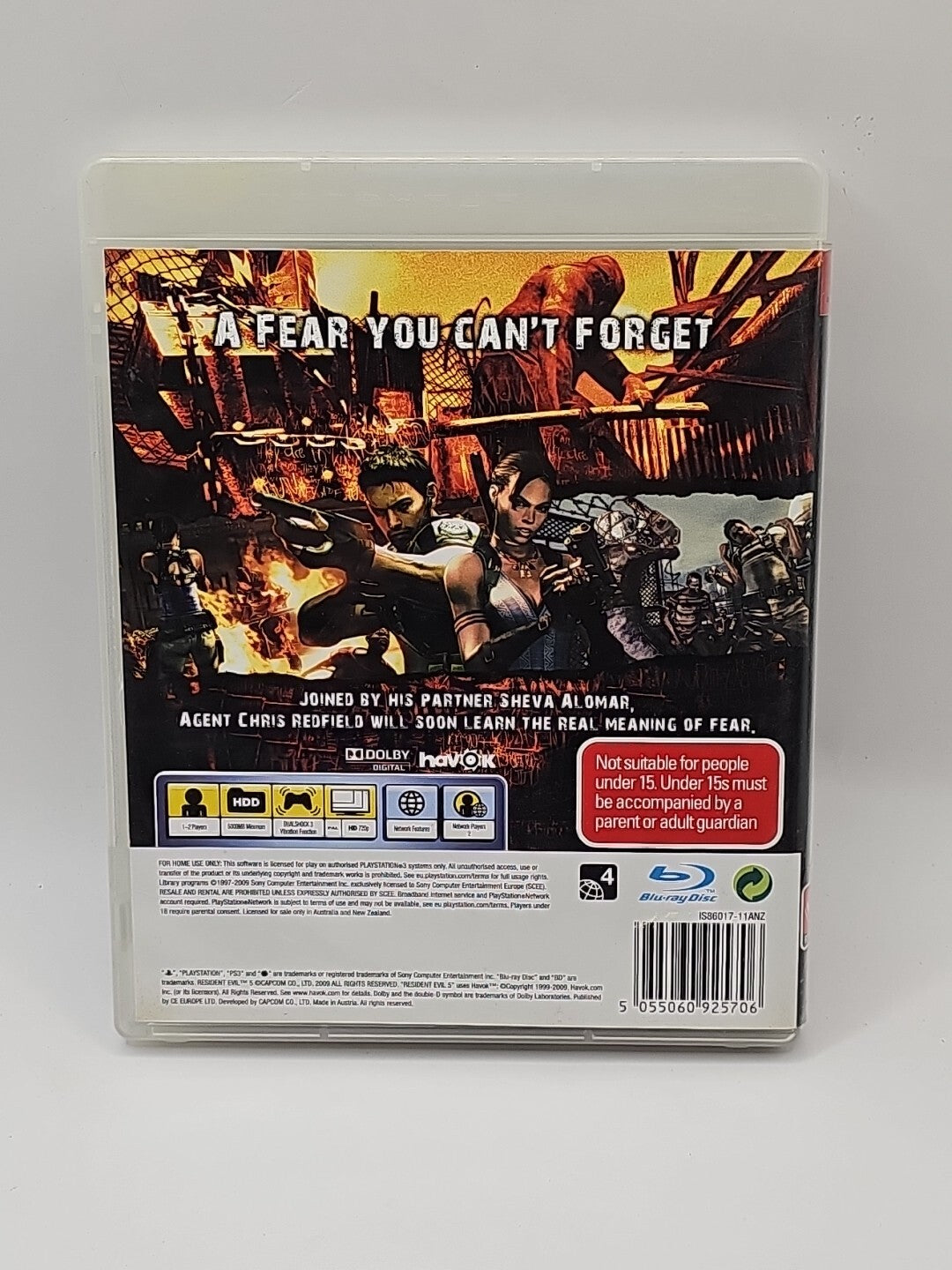 Resident Evil 5 | Ps3 Pal PlayStation 3 PS3 Game Retro Exchange Australia