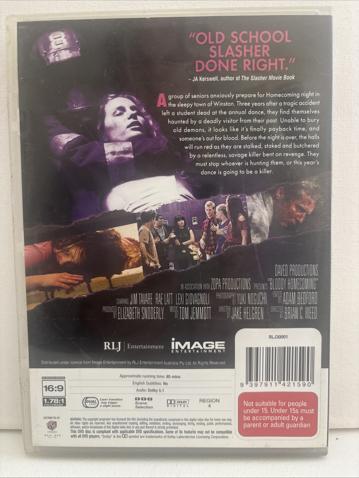 Bloody Homecoming (DVD) Horror Region 4 DVD RetroExchange Australia