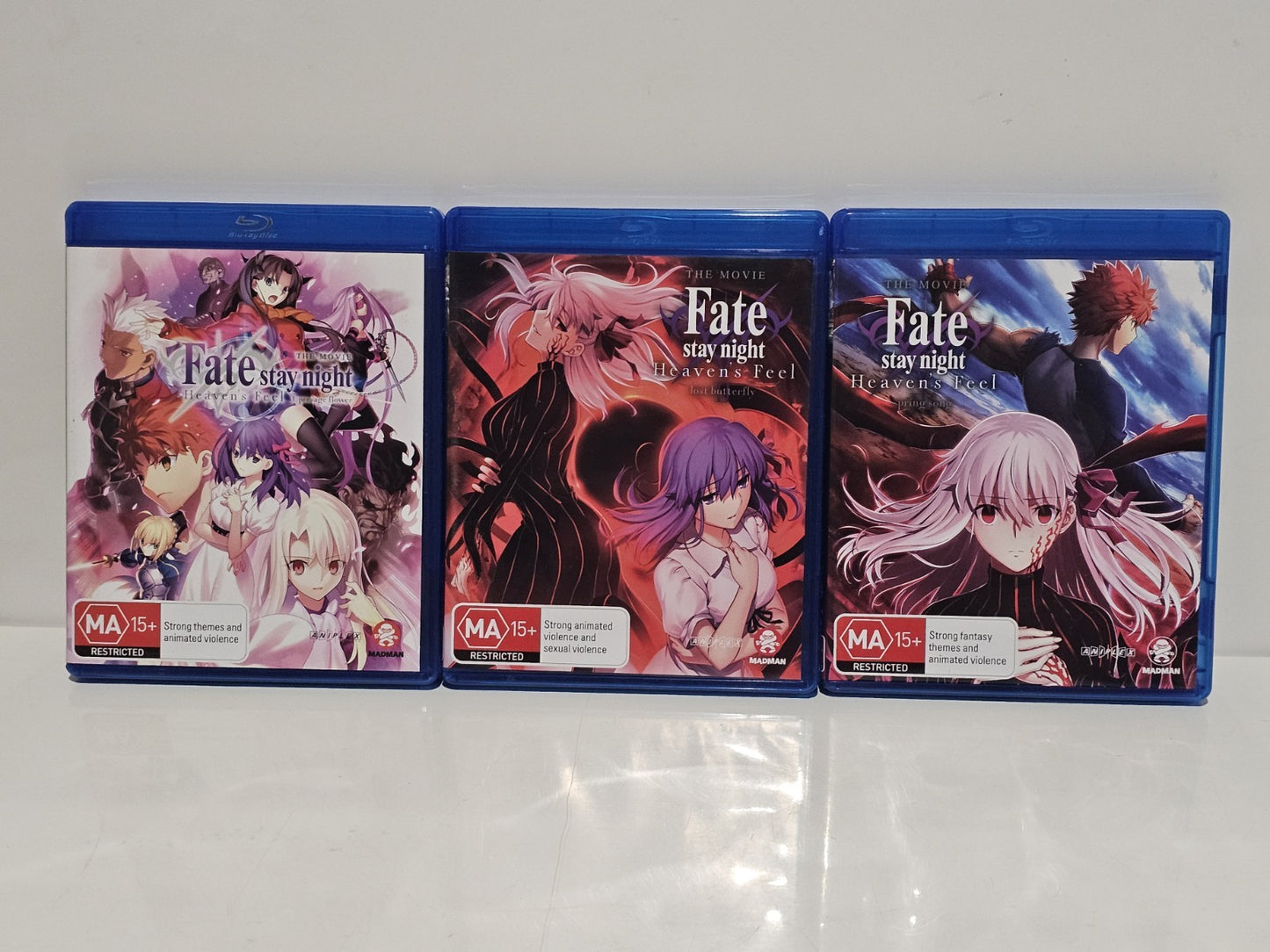 Fate/stay night: Heaven’s Feel (Parts I, II & III) Dvd Retro Exchange Australia