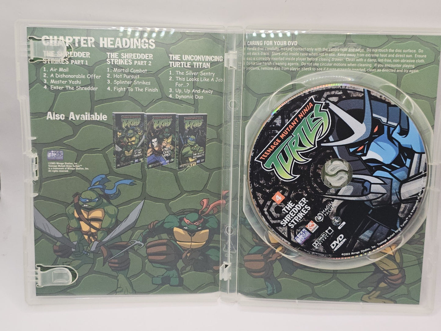 Teenage Mutant Ninja Turtles TMNT | 4 Disc Set | DVD | Region 4 Retro Exchange Australia