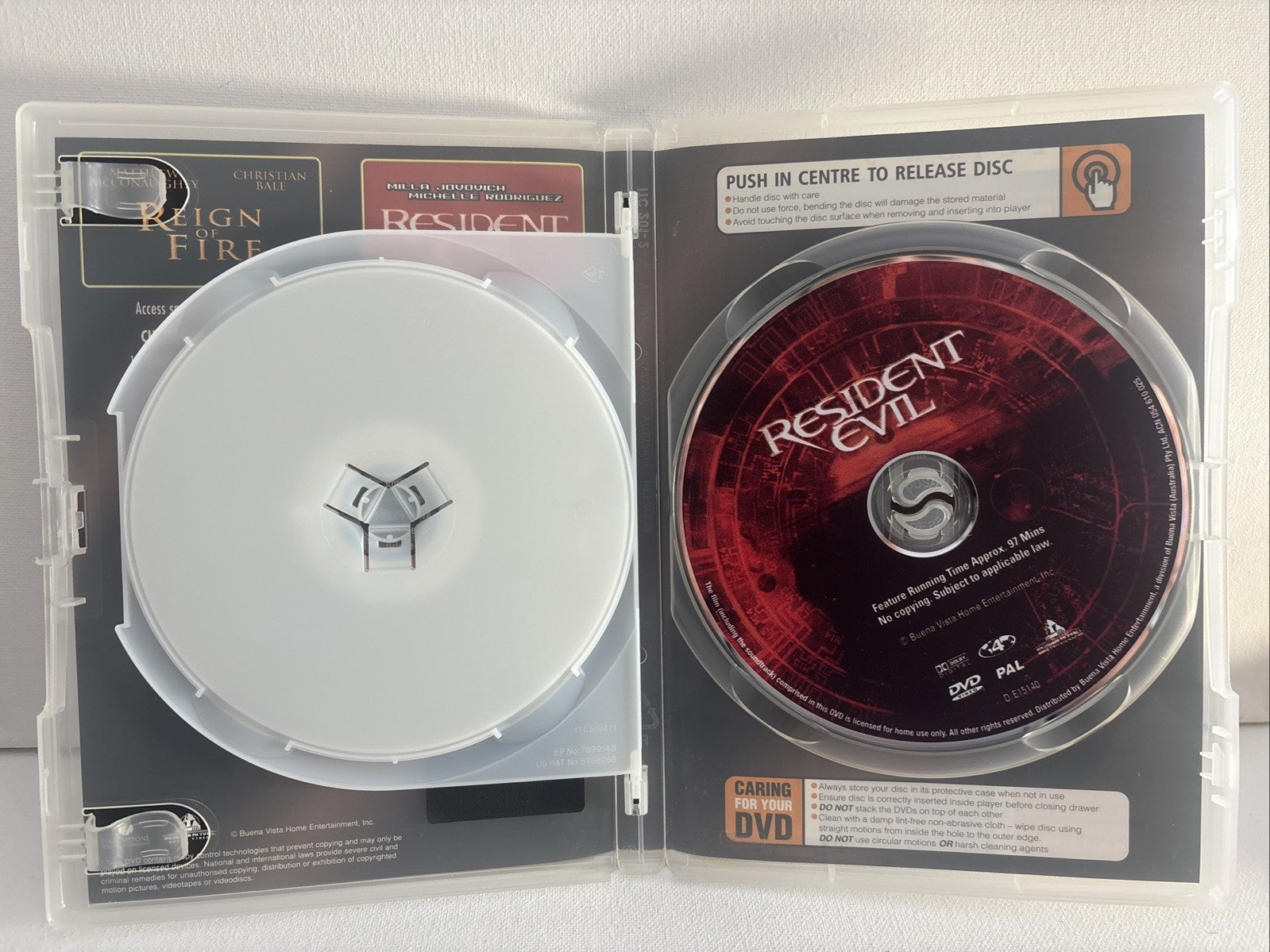 Collectors 2 Pack Reign Of Fire And Resident Evil Horror Region 4 DVD RetroExchange Australia