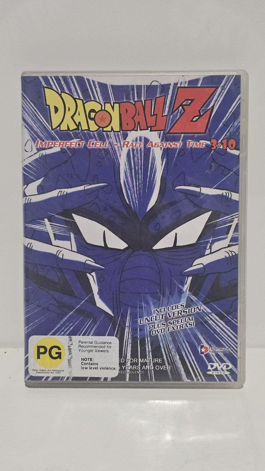 Dragonball Z Imperfect Cell - Race Against Time 3-10 2003 Anime Region 4 Dvd Retro Exchange Australia