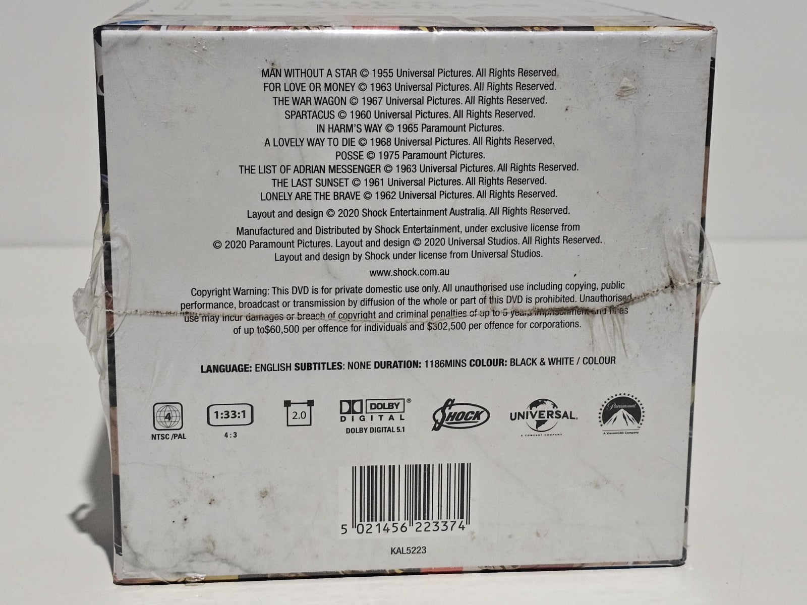 Kirk Douglas | Collection 10 DVD BOXSET REGION 4 Retro Exchange Australia