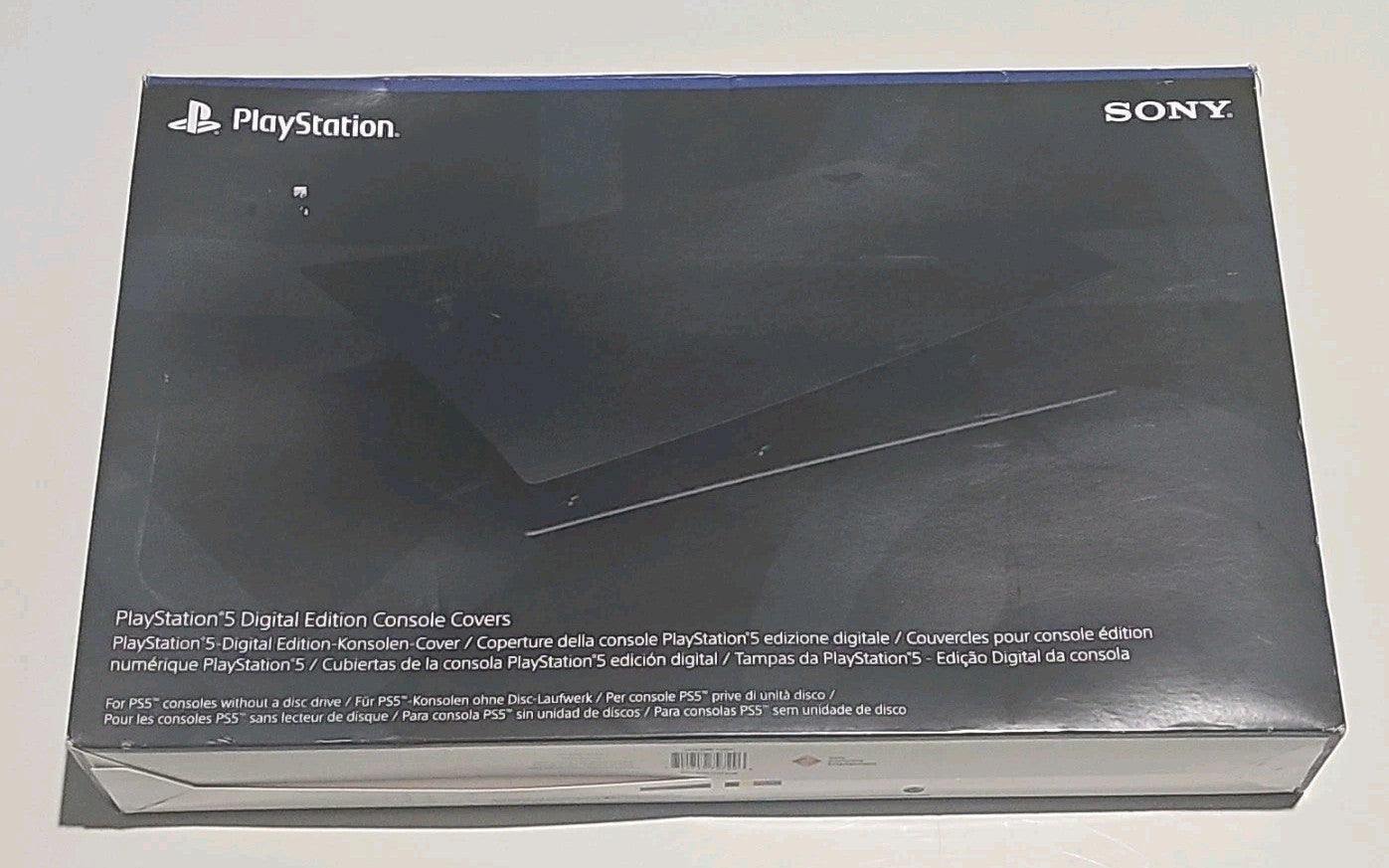 Genuine Sony PS5 Digital Edition - Cover - Midnight Black - Brand New In Box PlayStation 5 PS5 Accessory Retro Exchange