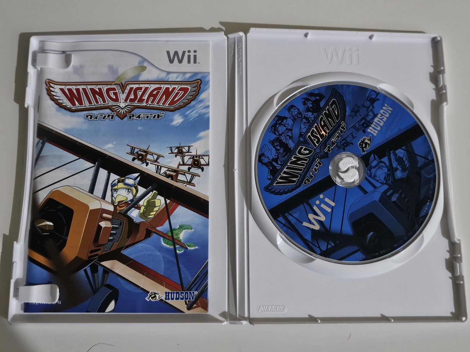 Wing Island Nintendo Wii Disc + Case + Manual (tested) Game Retro Exchange Australia